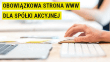Obowiązkowa strona internetowa dla spółki akcyjnej